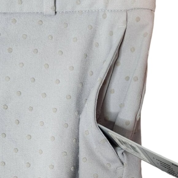 Banana Republic Polka Dot Avery Fit Mid-Rise Ankle Pants – Size 2, Grey - Picture 5 of 6